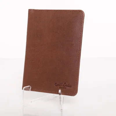 Passport case (Brown) from Gusti Leder Studio
