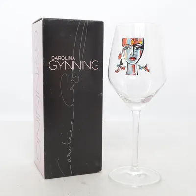 Wine glass (Transparent, Multicolored) from Carolina Gynning
