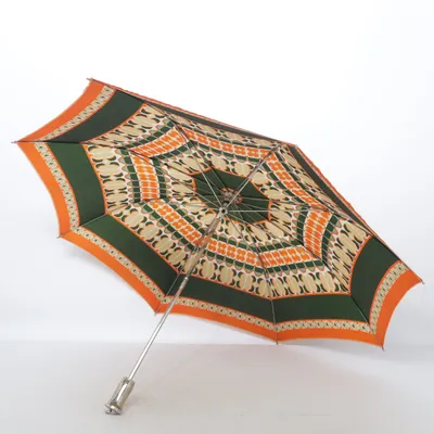 Paraply (Grön, Orange, Beige)