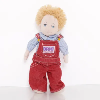 Dukke (Rød, Blå, Beige) fra Brio
