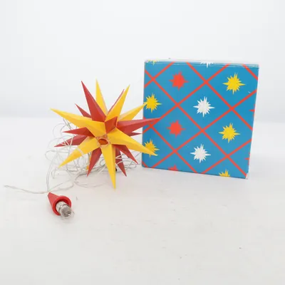 Christmas star (Yellow, Red)