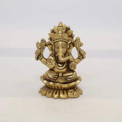 Figurin (Guldfärgad) Mässing