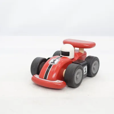 Leksaksbil (Röd, Svart, Vit) från Kids Wood