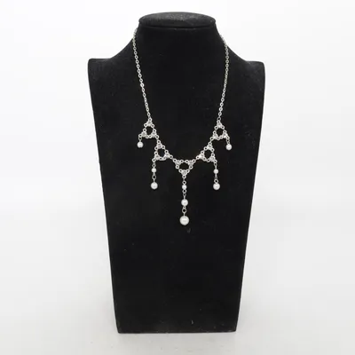 Ketting (Zilver, Wit) Onbekend materiaal
