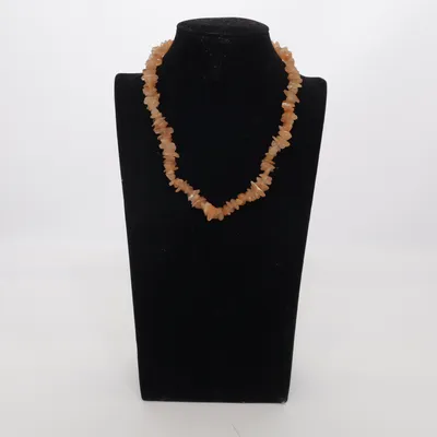 Halsband (Orange, Rosa) från Vintage Okänd metall