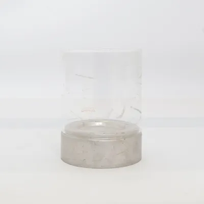 Ljuslykta (Transparent, Silverfärgad) från Muurla