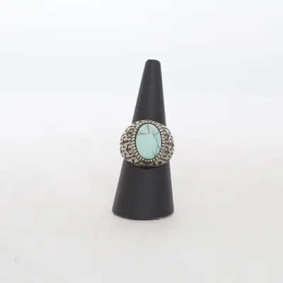 Ring (Sølv, Turkis) Ukendt metal