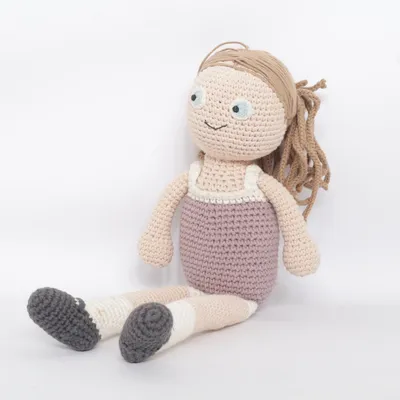 Docka (Beige, Lila, Flerfärgad) från Sebra