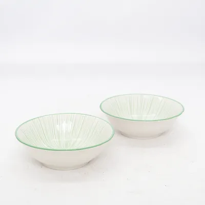 Skål (Grön, Vit) från Gilbert Gilbert