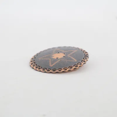 Broche (Zwart, Bruin) Onbekend materiaal