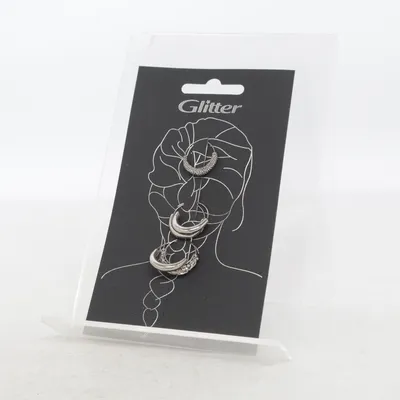 Earrings (Silver) from Glitter Unknown metal