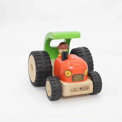 Leksaksbil (Röd, Grön, Svart) från Kids Wood