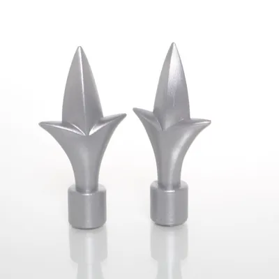 Gardinstångsknoppar (Grå, Silverfärgad)