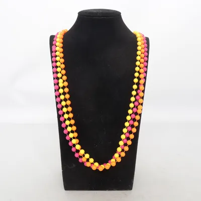 Ketting (Geel, Oranje, Roze) Plastic