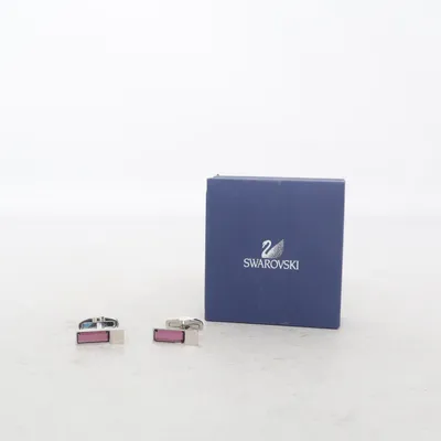 Manschettknappar (Silverfärgad) från Swarovski Okänd metall
