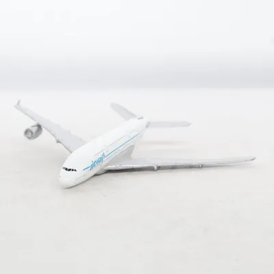 Toy airplane (White, Gray, Blue) from Welly