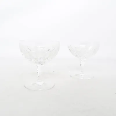 Champagne coupe glas (Transparant)