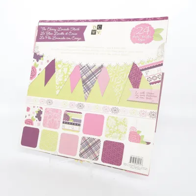 Kit de scrapbooking (Vert, Rose, Violet) de DCWV