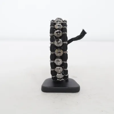 Armband (Svart) från Pilgrim Okänd metall