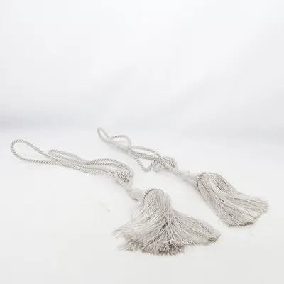 Gardinomtag (Silverfärgad)