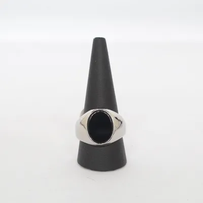 Chevalière (Argent, Noir) Métal inconnu