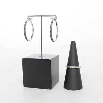 Smyckesset (Silverfärgad) Okänd metall