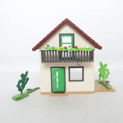 Dollhouse (Beige, Red, Green) from Playmobil