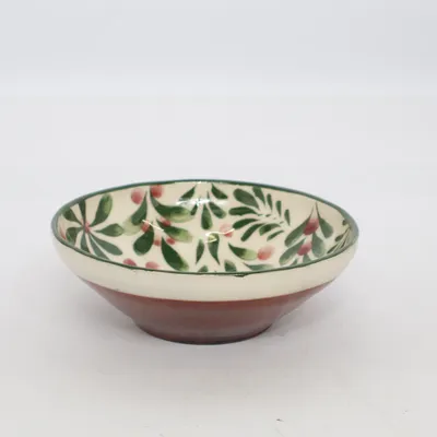 Bowl (White, Green, Red)