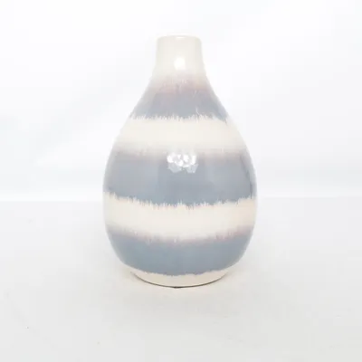 Vase (Hvid, Blå) fra House Doctor