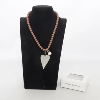 Collier (Marron, Argent) de Sweet Deluxe Métal inconnu