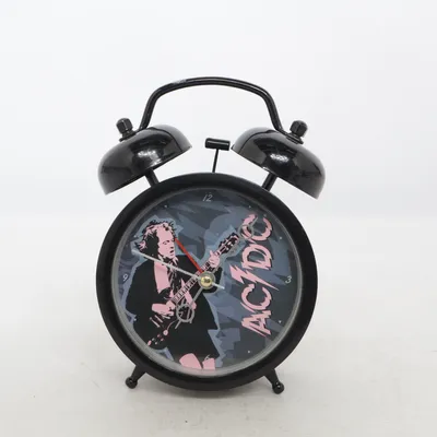 Bordsklocka (Svart) från ACDC