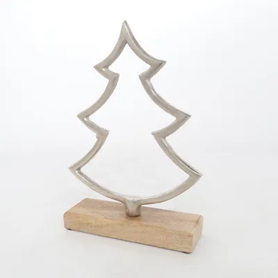 Weihnachtsdekoration (Silber, Braun) von G. Wurm