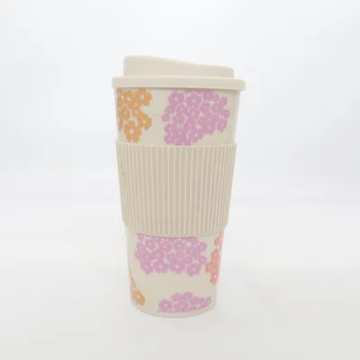 Take away mugg (Beige, Orange, Rosa) från House