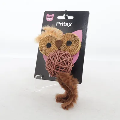 Kattelegetøj (Natural Uggla) fra Pritax