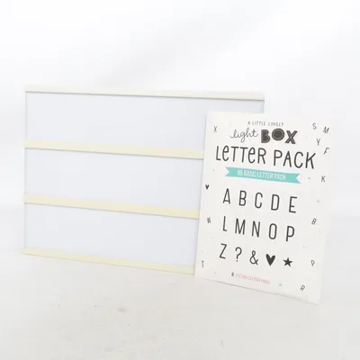 Sign (White) from A Little Lovely Company