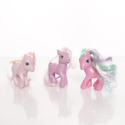 Leksaksdjur (Rosa, Lila) från My Little Pony