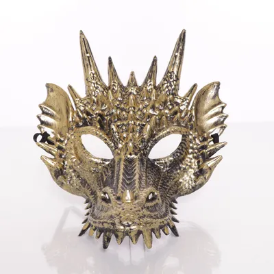 Masquerade mask (Gold, Black)