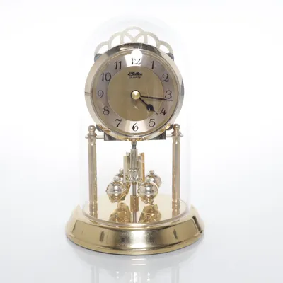 Table clock (Gold, Transparent) from Haller