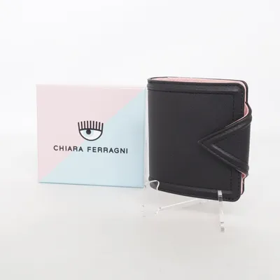 Wallet (Black, Pink) from Chiara Ferragni