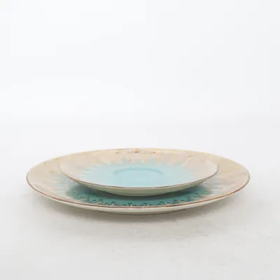 Bord (Turquoise, Goud) van Bareuther