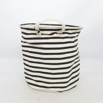 Tvättkorg (Svart, Vit)