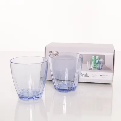 Drinking glass (Blue) from Kosta Boda