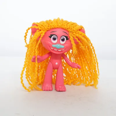Figurine jouet (Rose, Jaune) de Trolls