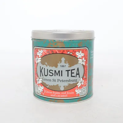 Bocal en verre (Vert, Argent, Multicolore) de Kusmi Tea