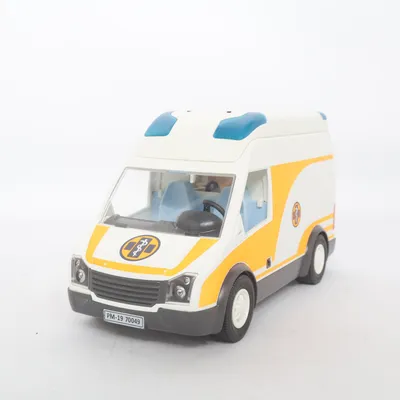 Legetøjsbil (Hvid, Orange, Sort) fra Playmobil