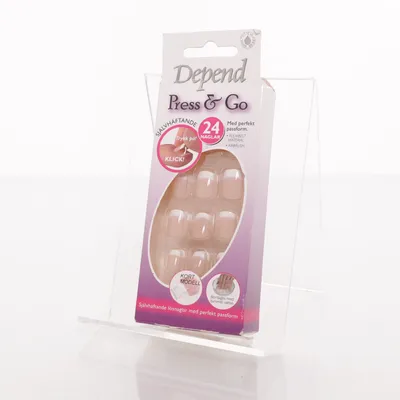 Lösnaglar (Beige, Vit) från Depend Cosmetic