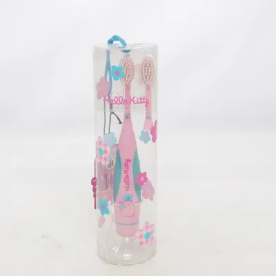Eltandborste (Rosa, Blå, Transparent) från Hello Kitty