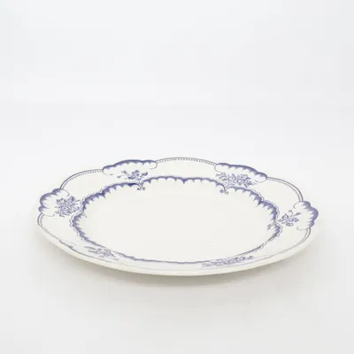 Bord (Wit, Blauw) van Gustafsberg