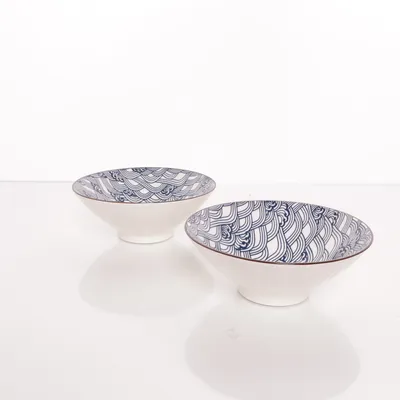 Schaal (Wit, Blauw)