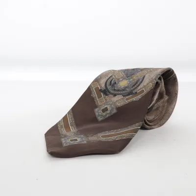 Cravate (Marron, Gris, Multicolore) de Gianfranco Ferré Soie